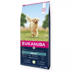 EUKANUBA Adult lambaliha ja riisiga suurtele koertele 12 kg