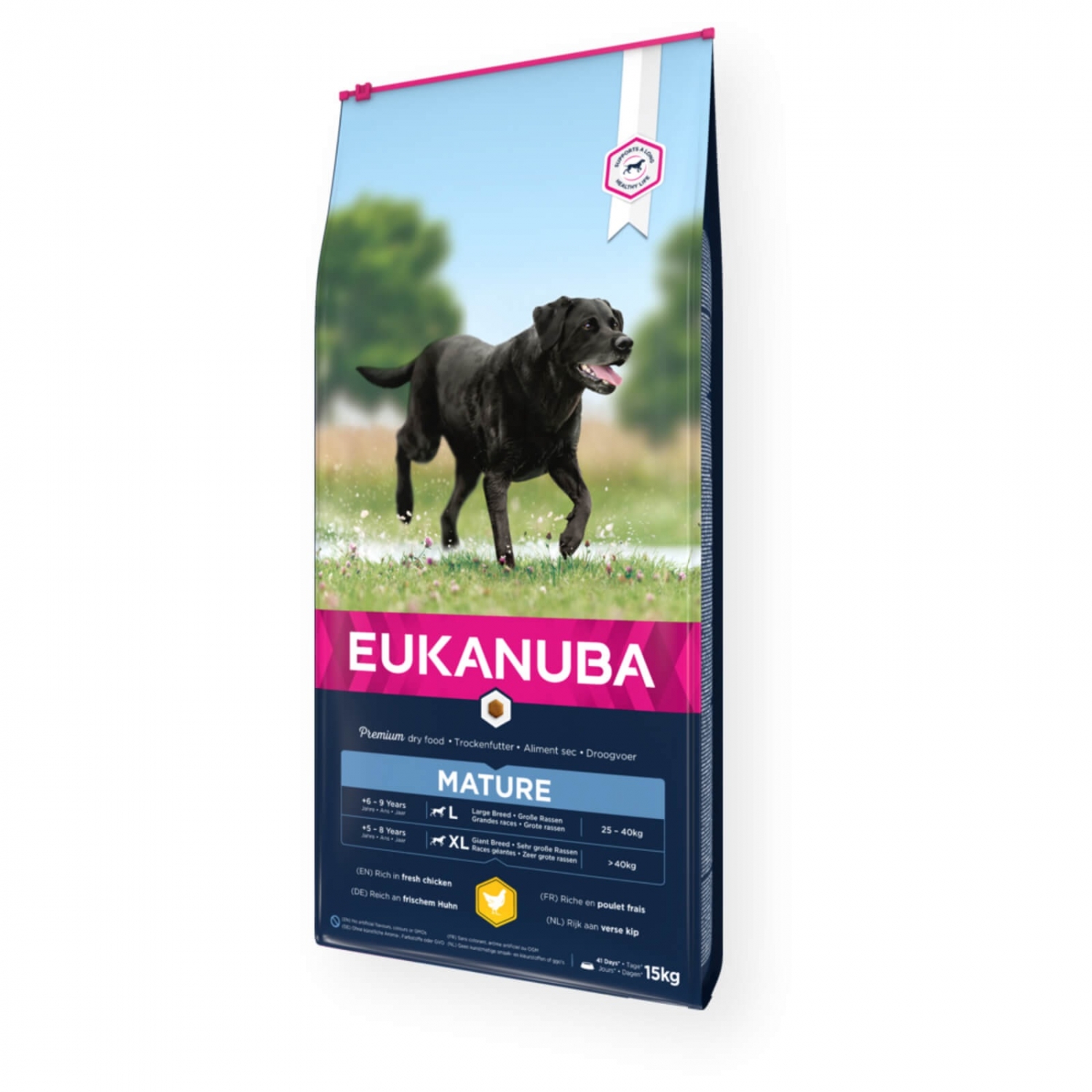 EUKANUBA Mature kanalihaga suurtele koertele 15 kg