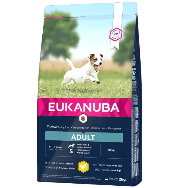 EUKANUBA Adult kanalihaga väikestele koertele 3 kg