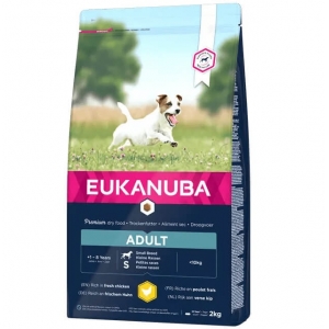 EUKANUBA Adult kanalihaga väikestele koertele 3 kg