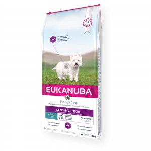 EUKANUBA Adult kalaga tundliku nahaga koertele 12 kg