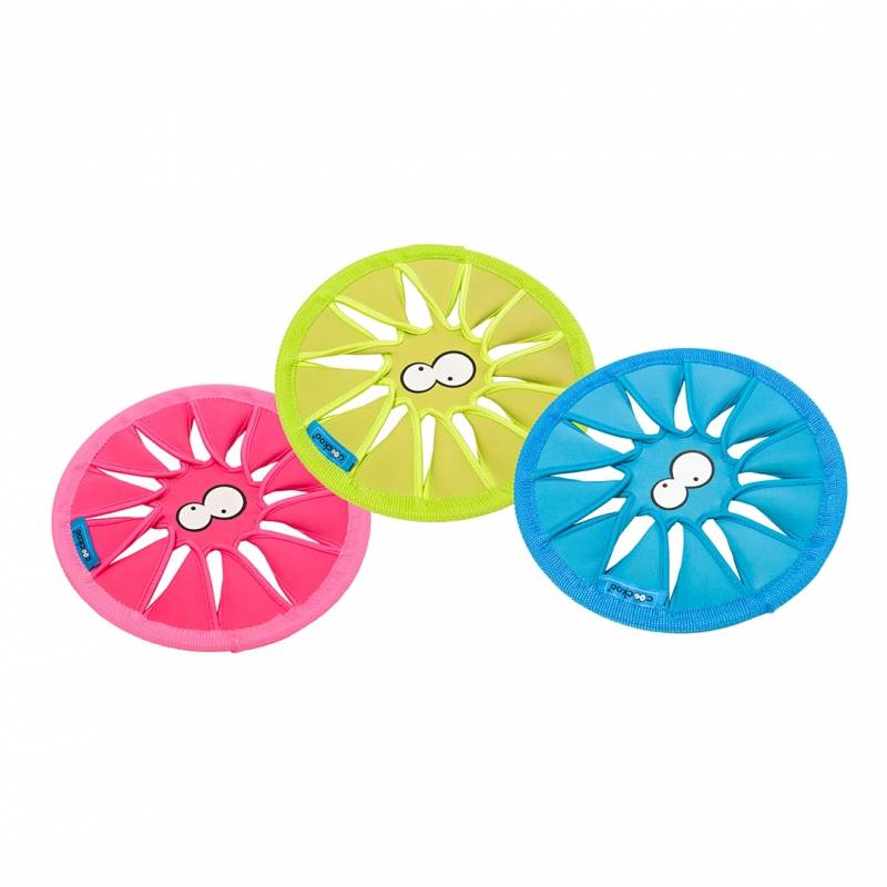 Koera mänguasi Dogtoy colors Twisty Frisbee Assotriment 24,5cm mixed