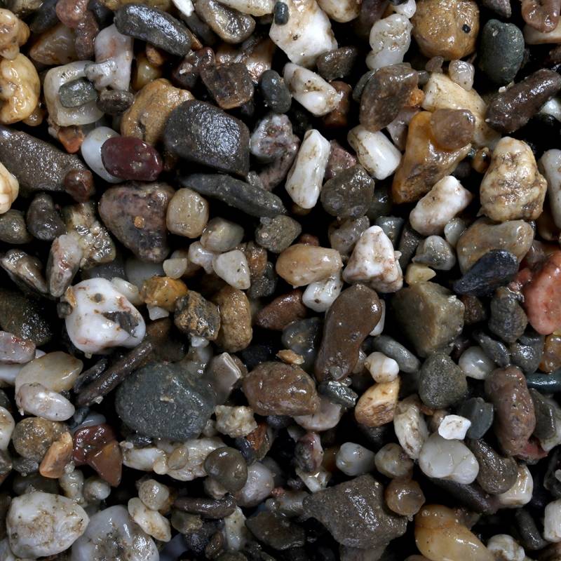 AQUARIUM GRAVEL DARK COARSE 3-6mm - 2kg