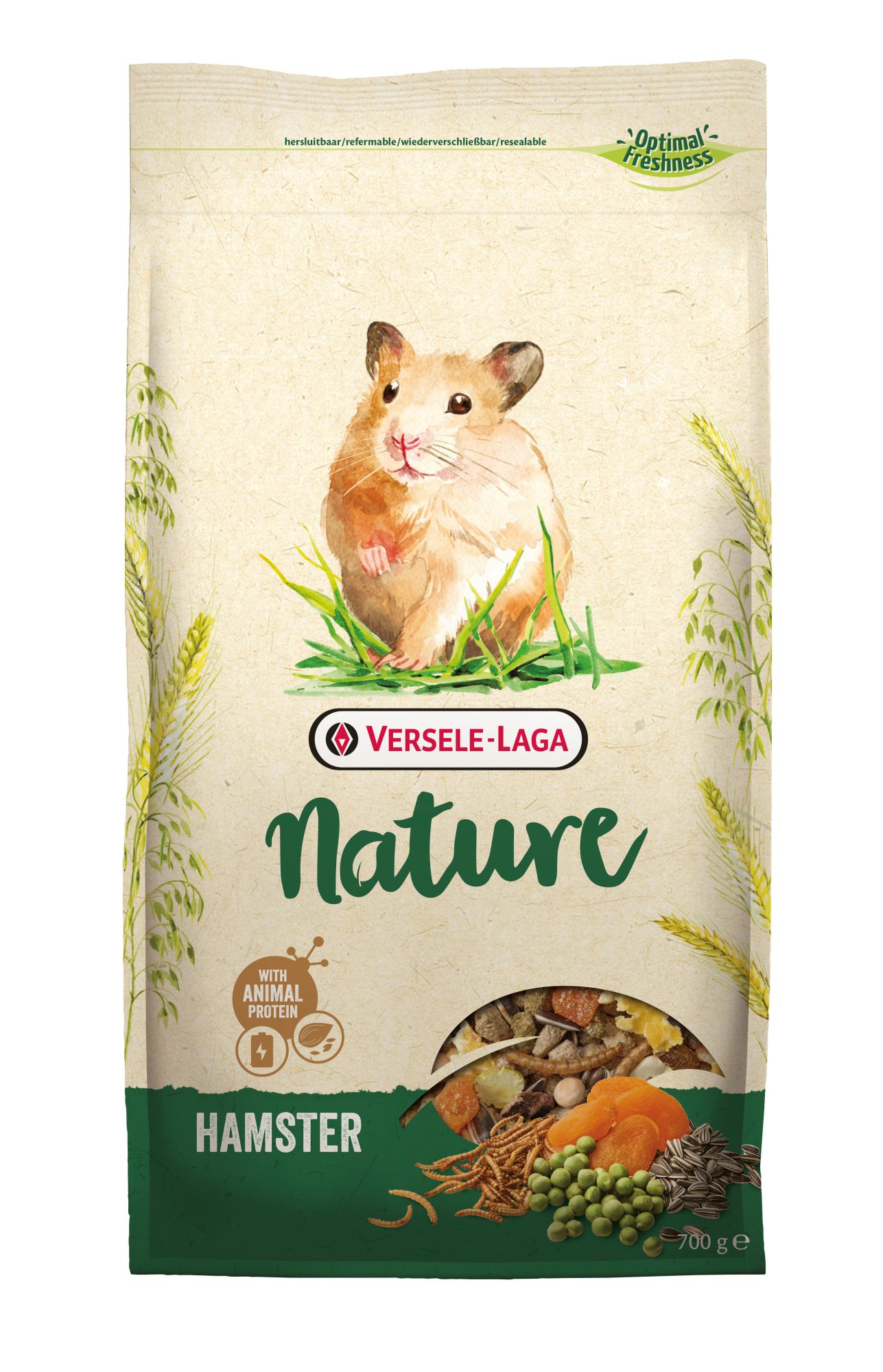 Nature Hamster Varied, cereal-rich mixture for hamsters 700g