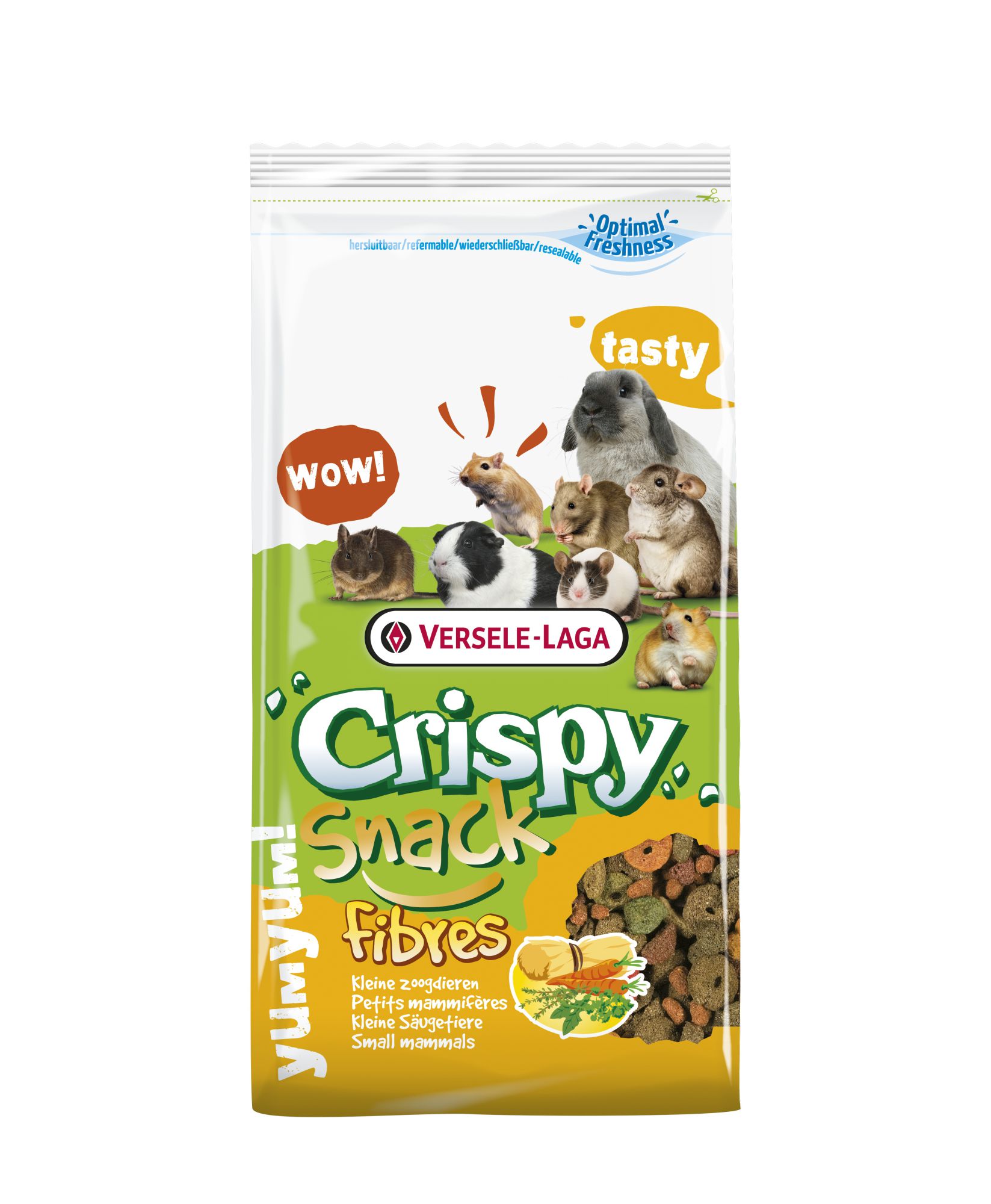 Crispy Snack Fibres Tasty fibre-rich snack for rabbits, guinea pigs, chinchillas, degus 650g