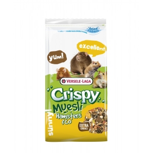 Crispy Muesli - Hamsters & Co Tasty, protein-rich quality mix for hamsters, gerbils, rats & mice 1kg