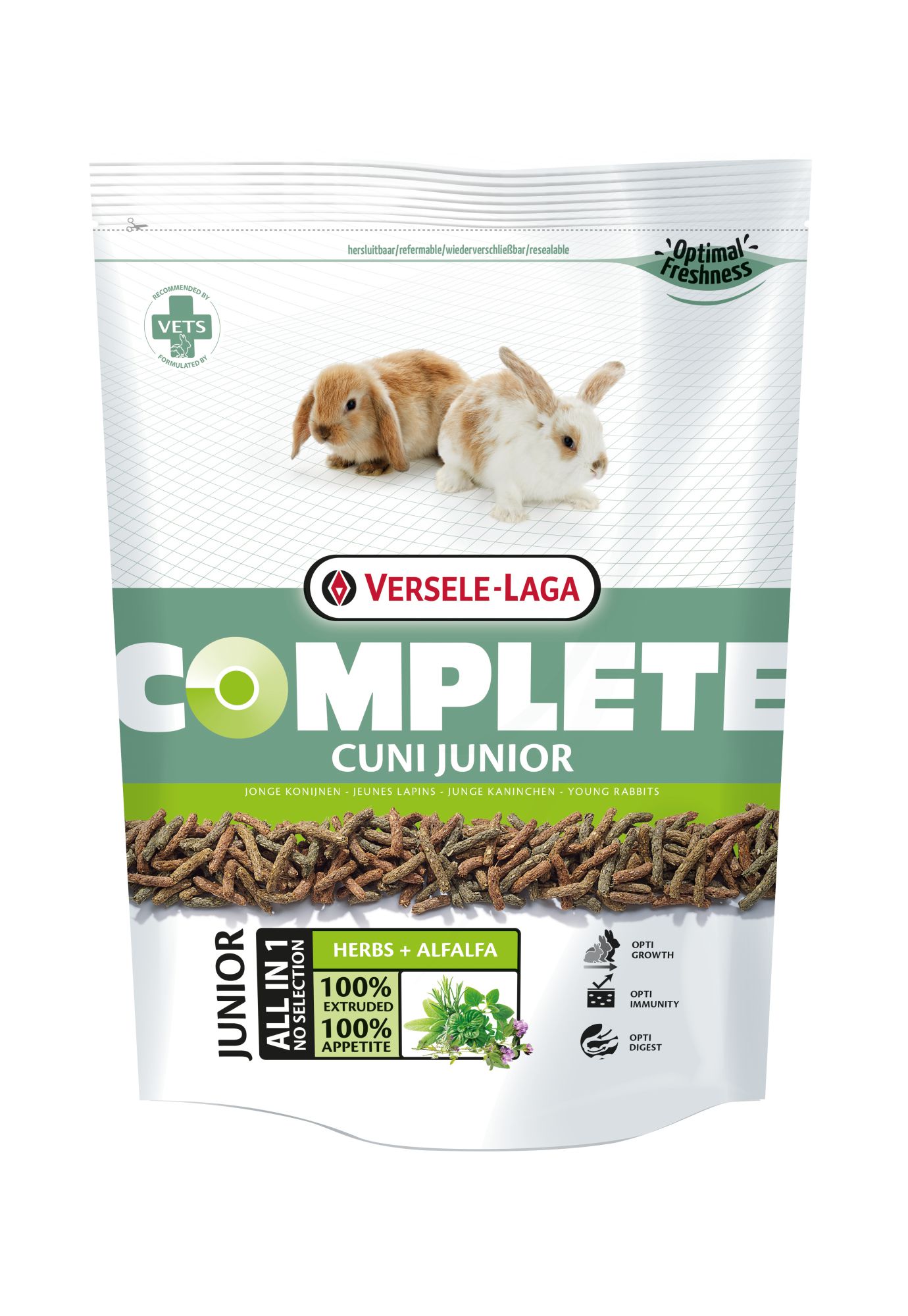 Complete Cuni Junior Protein-rich chunks for young (dwarf) rabbits up to 6-8 months 500g