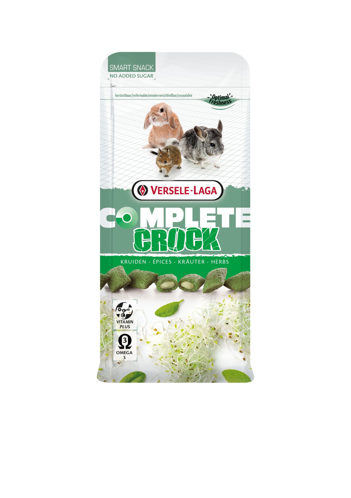 Complete Crock Herbs Well-balanced crunchy snack with soft herbs filling 50g