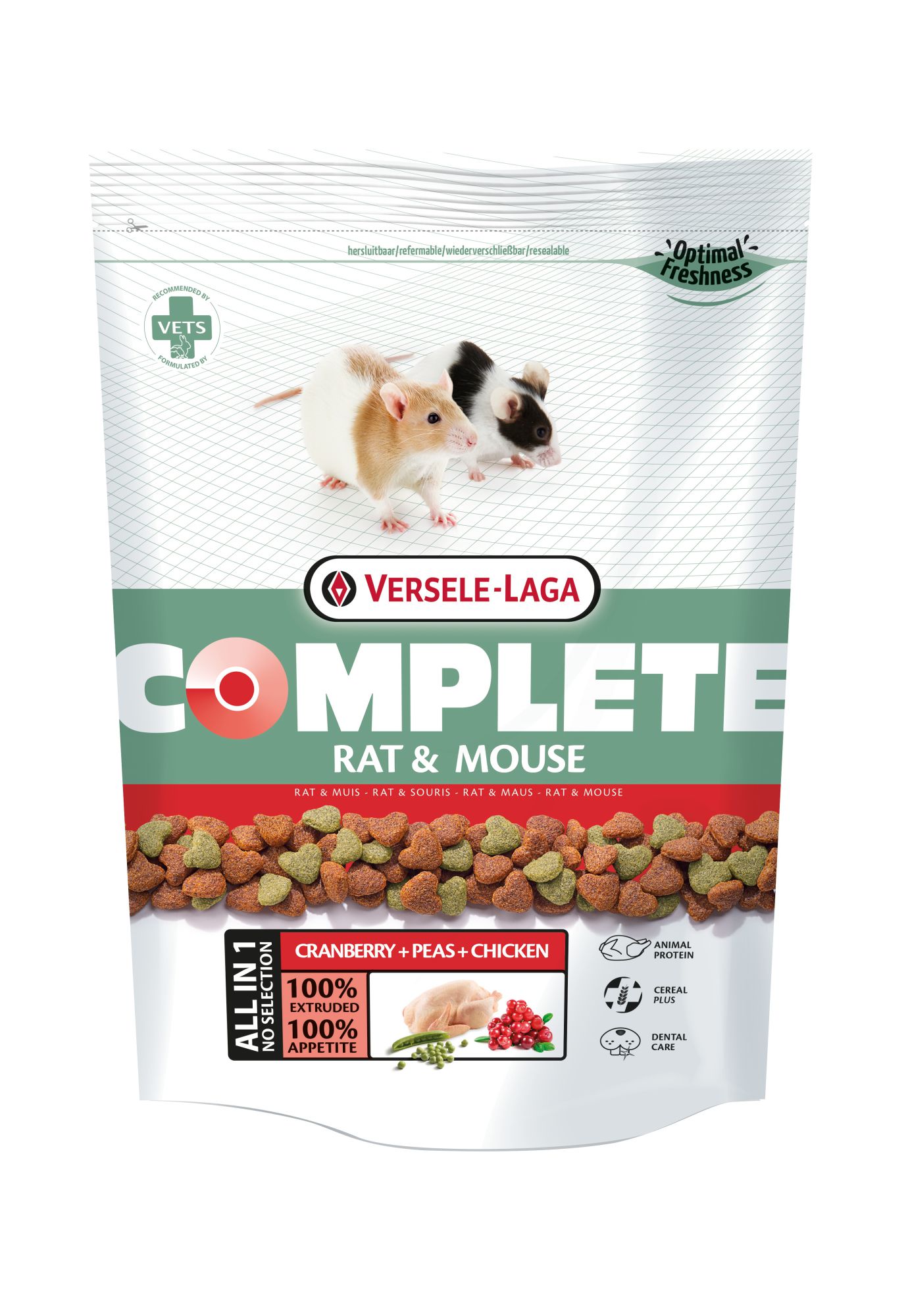 Complete Rat & Mouse Protein-rich chunks for rats and mice 500g