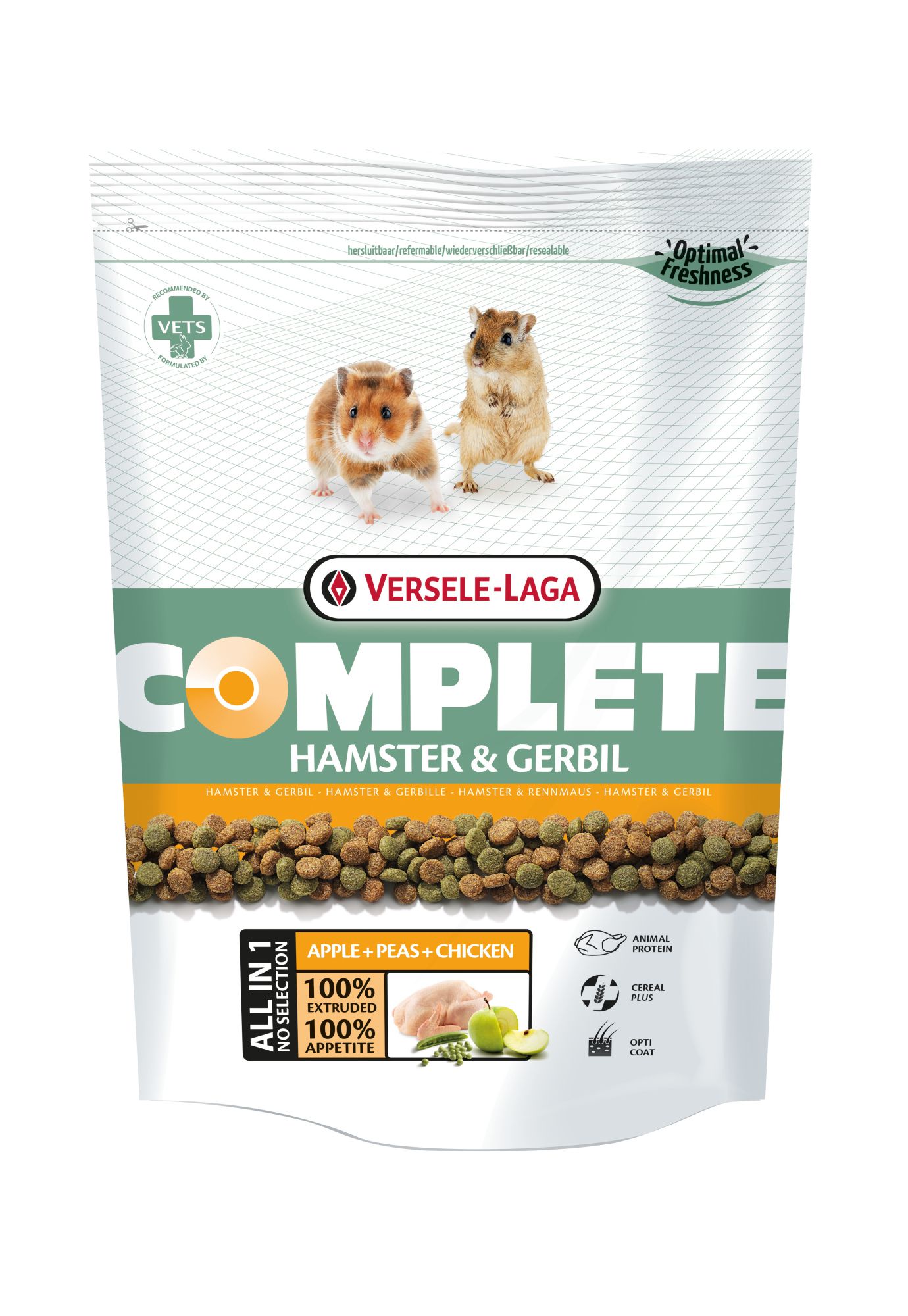 Complete Hamster & Gerbil Protein-rich chunks for (dwarf) hamsters and gerbils 500g