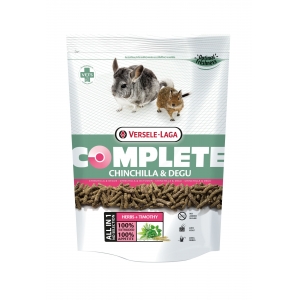 Complete Chinchilla & Degu Fibre-rich chunks for chinchillas and degus 500g