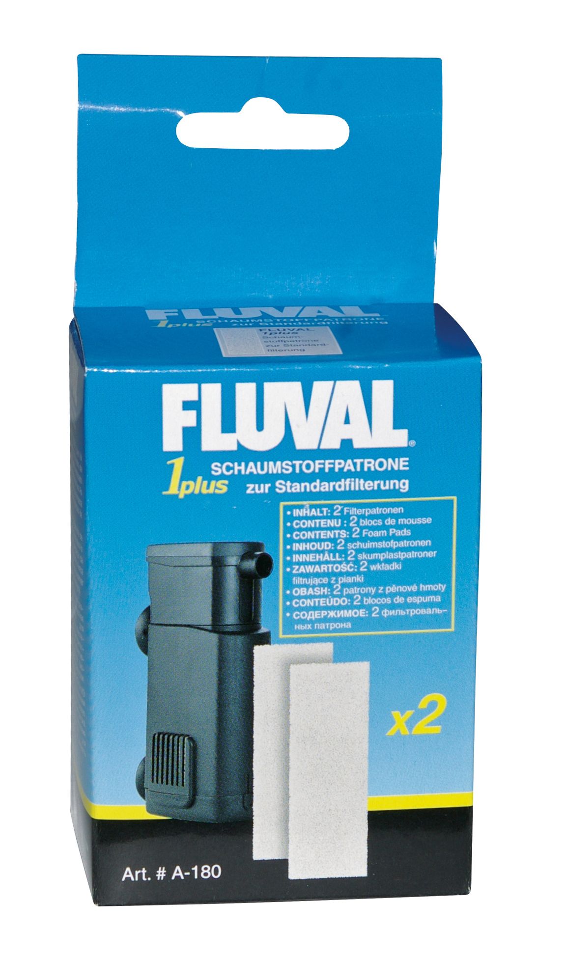 Fluval 1 Plus Foam insert, CA & US-V