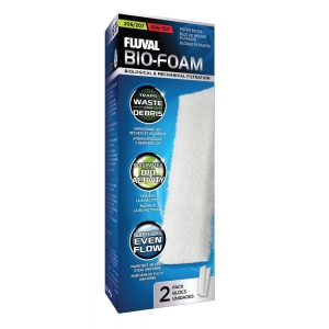 Filtrielement Bio-Foam käsn filtrile Fluval 206/207 306/307 2tk valge A222