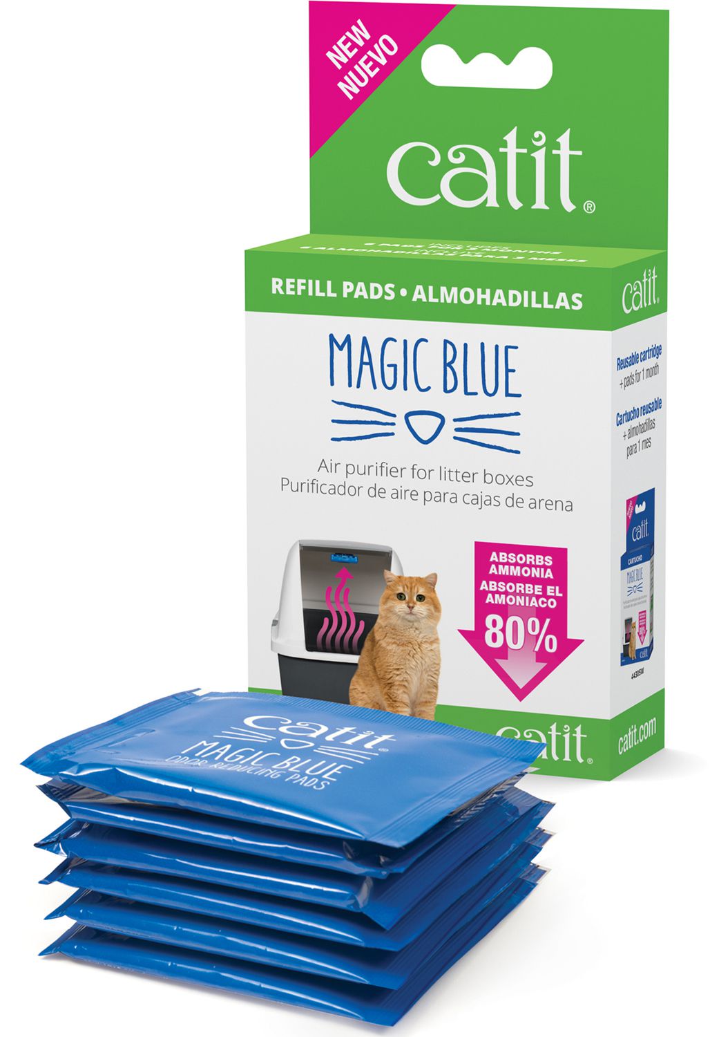 Catit Magic Blue Refill Pads/täitepadjakesed 3 kuuks