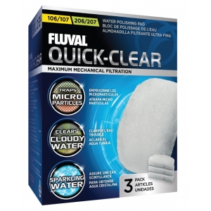 Fluval 105-205 Fine Filter Pad 3pcs-V