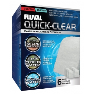 Fluval 305-405 Fine Filter Pad 6pcs-V