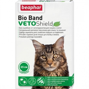 BE-Bio Band Collar Cat 35cm/putukaid torjuv kaelarihm