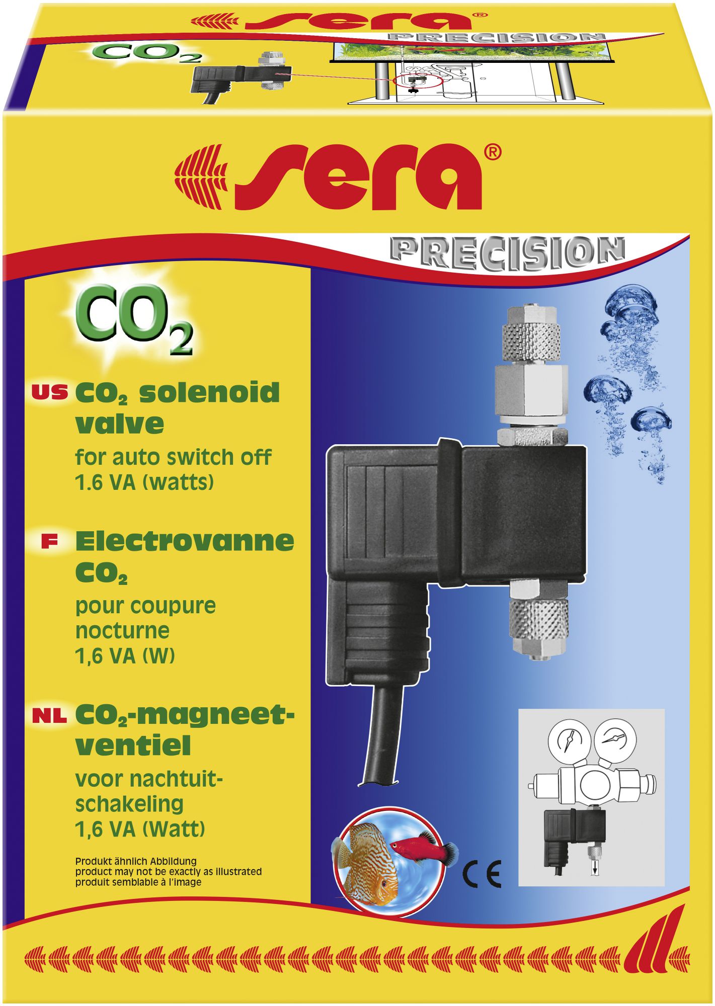 sera CO2 solenoid valve 2 W 1 pc.