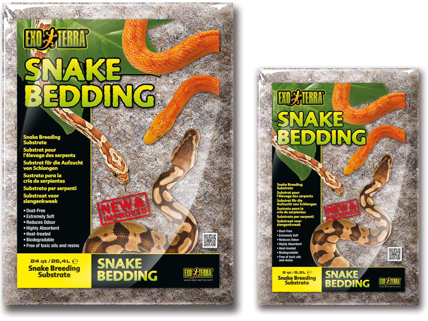 EX Snake Bedding 7.2qt - 8.8 Litre