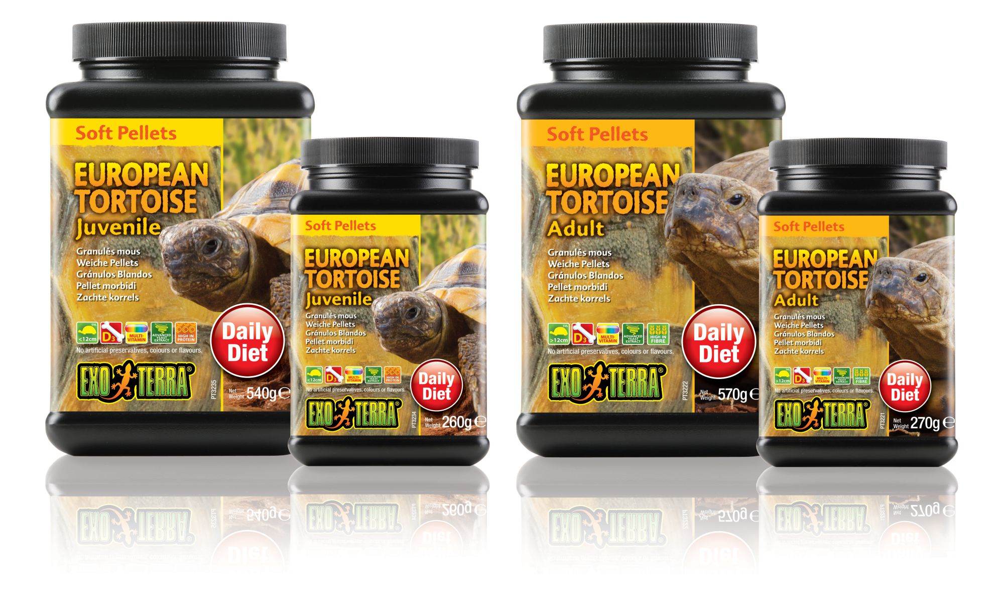 Exo-Terra European Tortoise Food Adult 270g