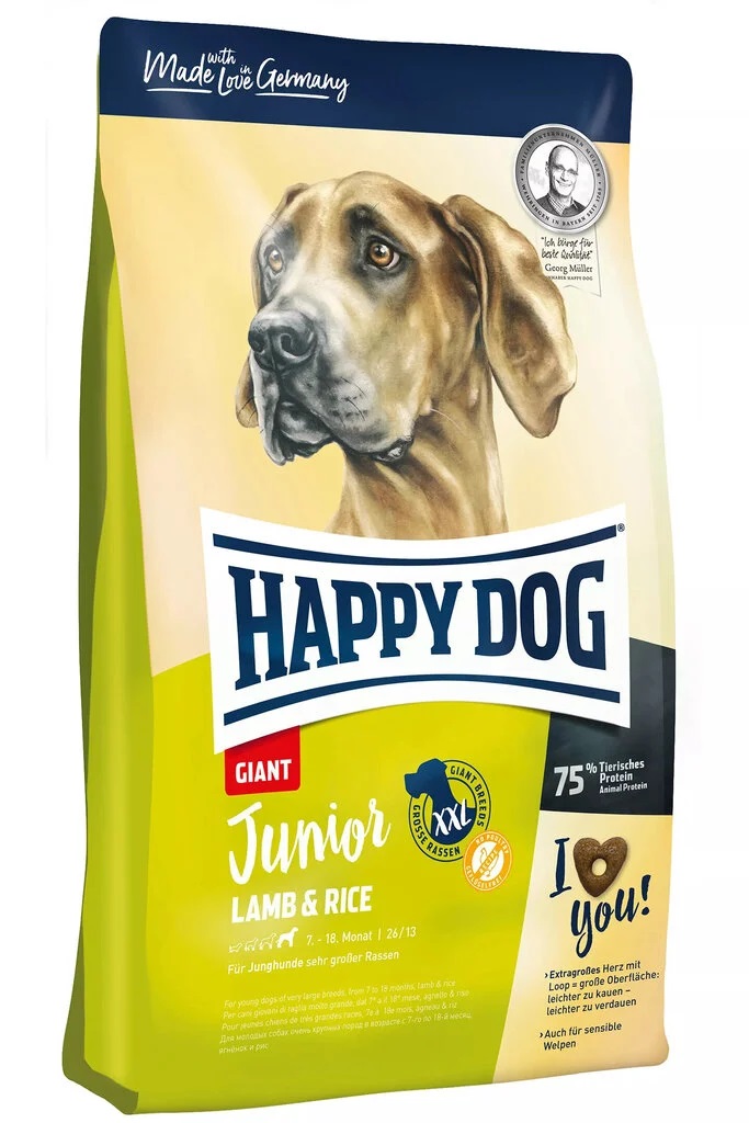 Happy Dog Junior Giant Lamb&Rice 15kg