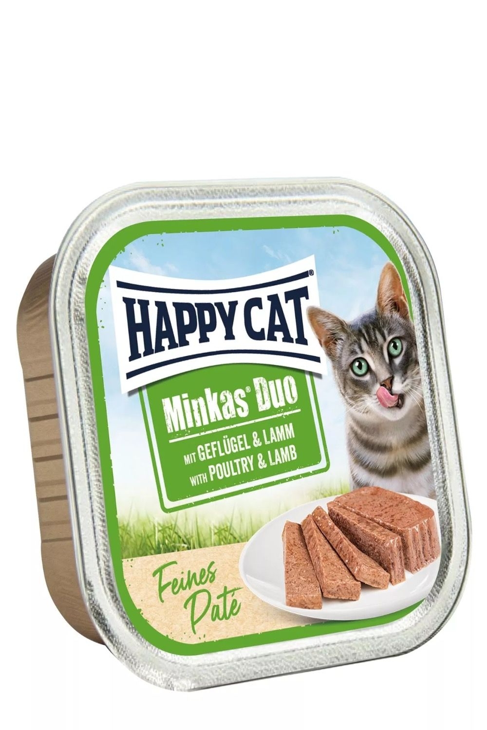 Happy Cat Duo Menu Geflügel & Lamm 16x100g