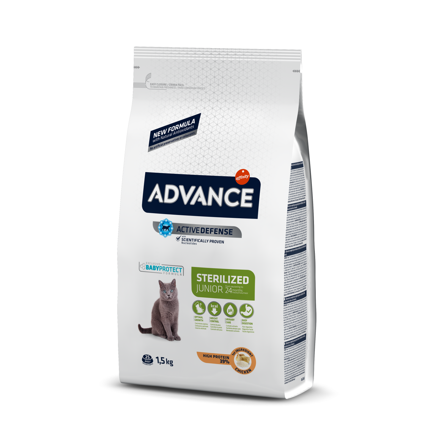 Advance Cat Sterilized Junior Chicken&Rice 1,5kg