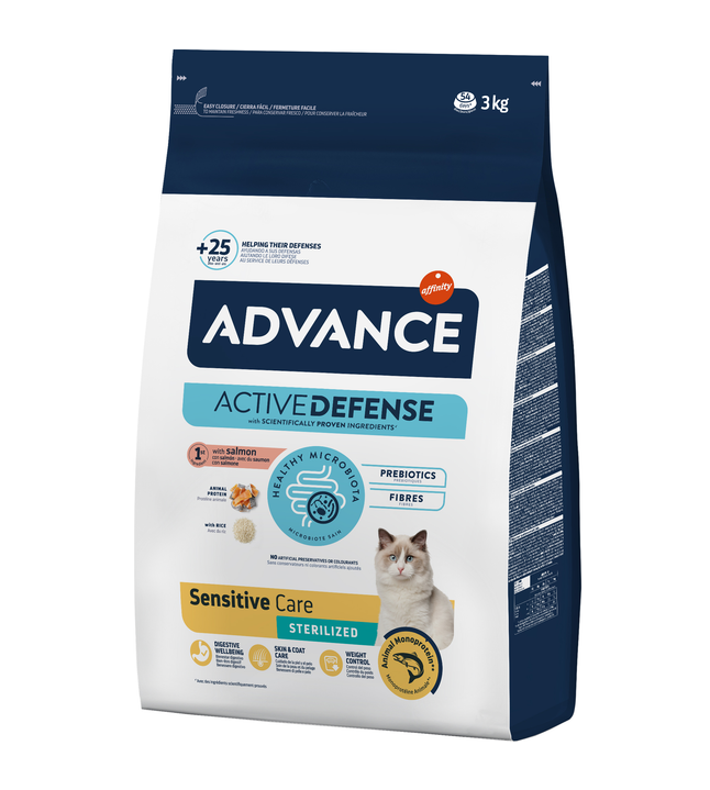 Advance Cat Sterilized Sensitive Salmon&Rice 3kg