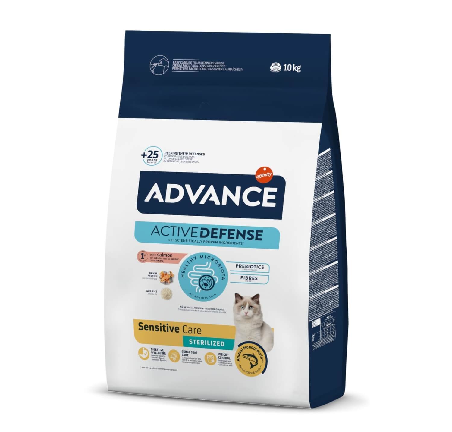 Advance Cat Sterilized Sensitive Salmon&Rice 10kg