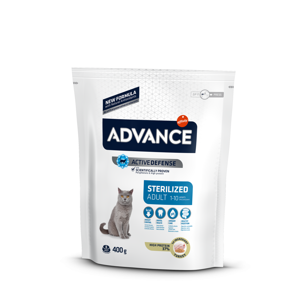 Advance Cat Sterilized Turkey&Barley 0,4kg