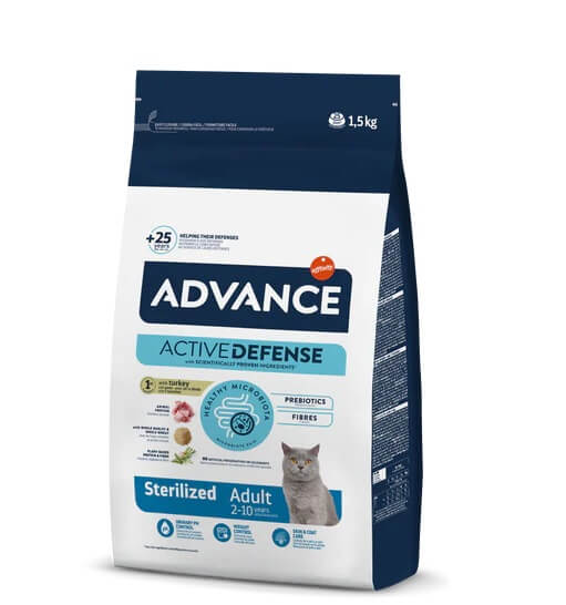 Advance Cat Sterilized Turkey&Barley 1,5kg