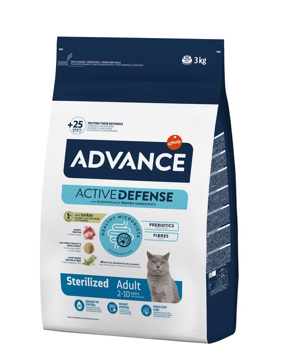 Advance Cat Sterilized Turkey&Barley 3kg