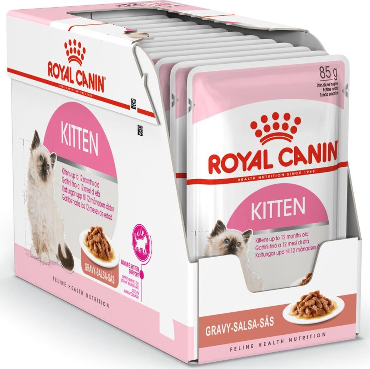 Royal Canin FHN Kitten Instinctive in Gravy 85g x 12 tk