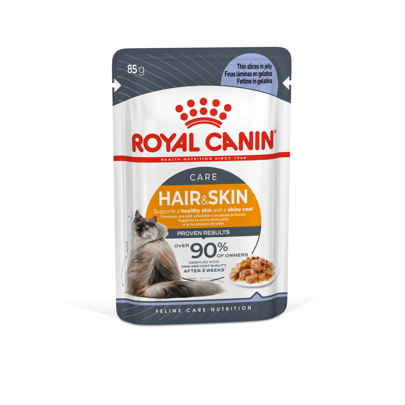 Royal Canin HAIR & SKIN JELLY  85g x 12 tk
