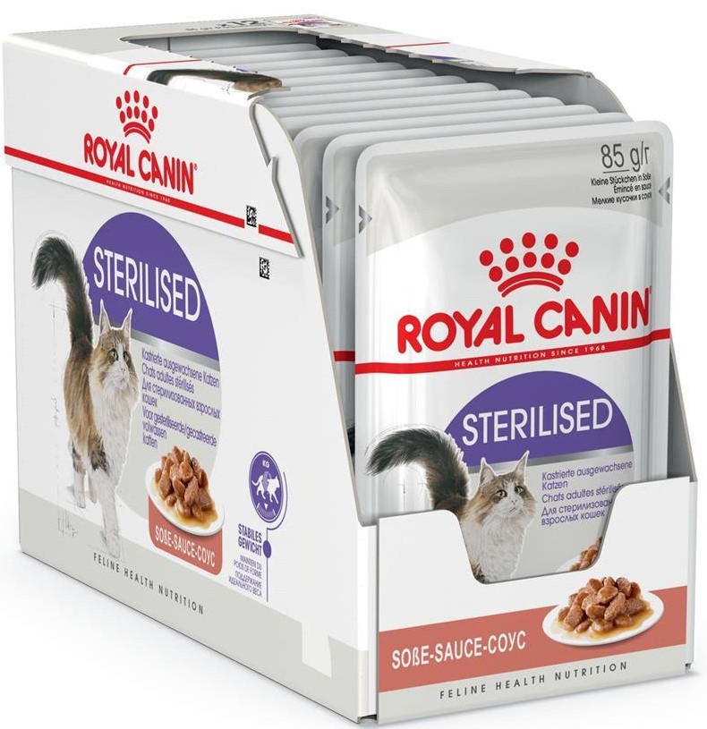 Royal Canin FHN Sterilised In Gravy 85g x 12 tk