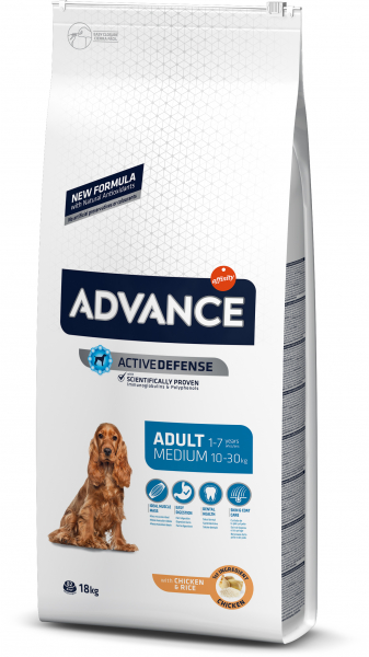 Advance Dog Medium Adult Chicken&Rice 18kg