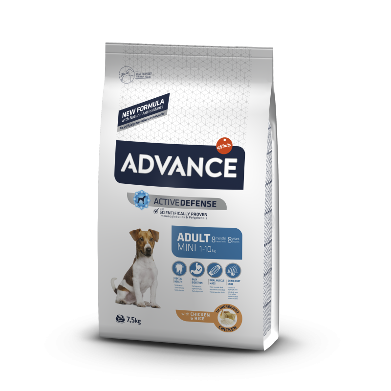 Advance Dog Mini Adult Chicken&Rice 7,5kg