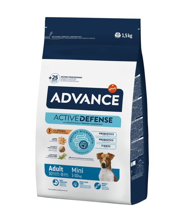 Advance Dog Mini Adult Chicken&Rice 1,5kg