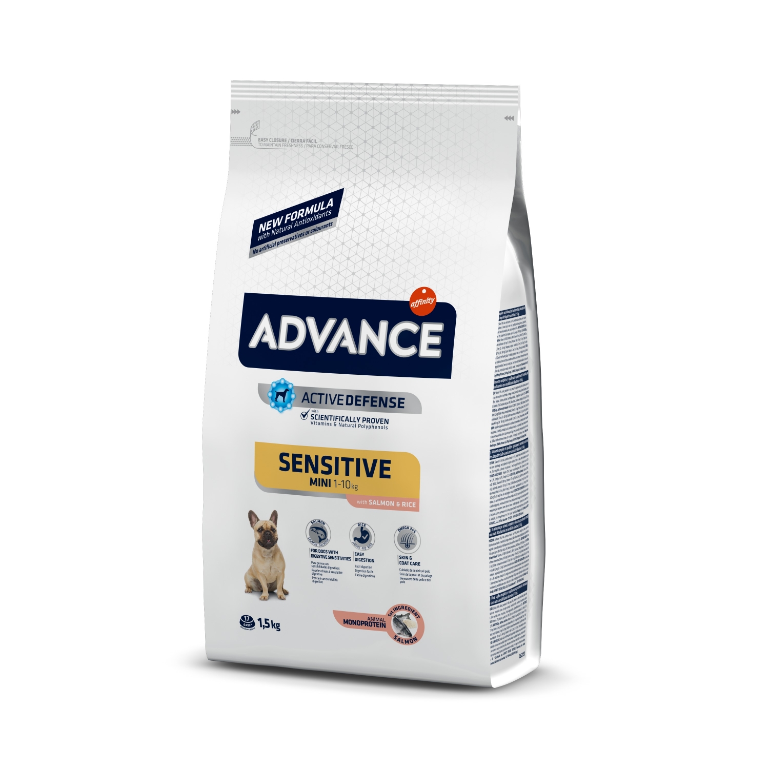 Advance Dog Mini Sensitive Salmon&Rice 1,5kg