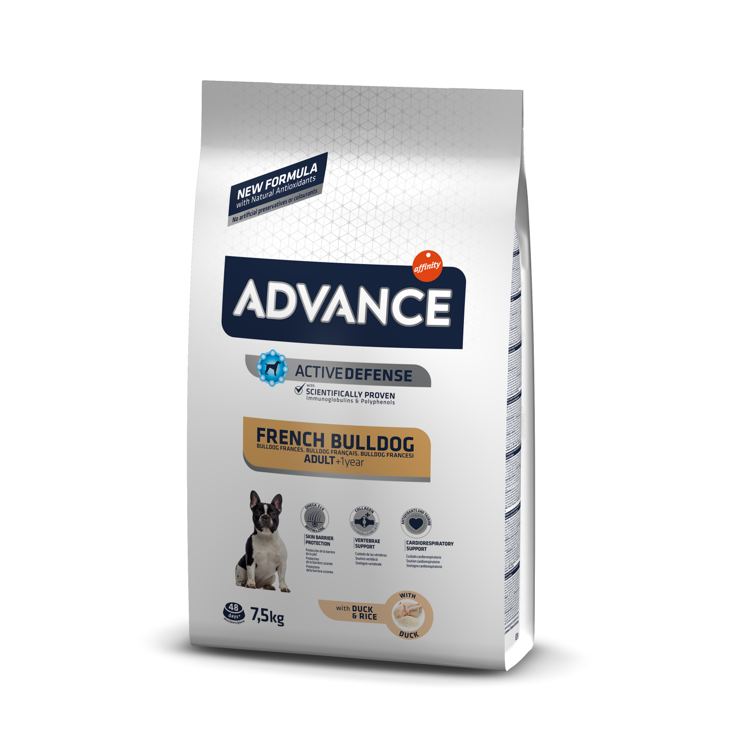 Advance French Bulldog Duck&Rice 7,5kg