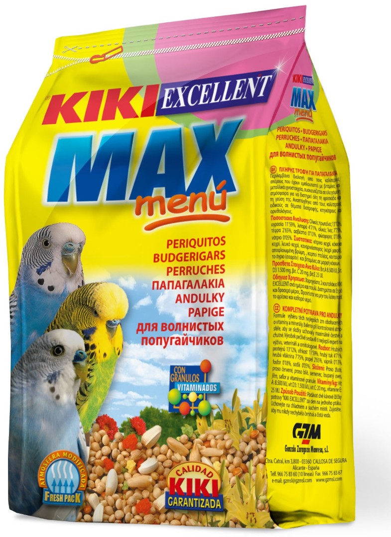 Kiki Max Menu Periquitos 500g