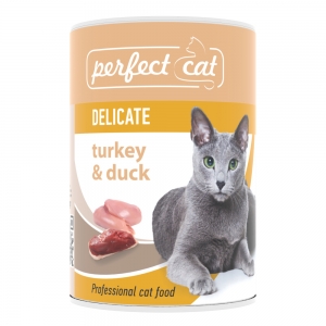 Perfect Cat Turkey&Duck kons 6x400g