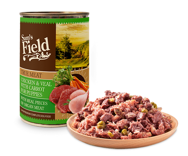 Sam's Field puppy Chicken & Carrot konserv kutsikatele 400g