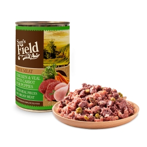 Sam's Field puppy Chicken & Carrot konserv kutsikatele 400g