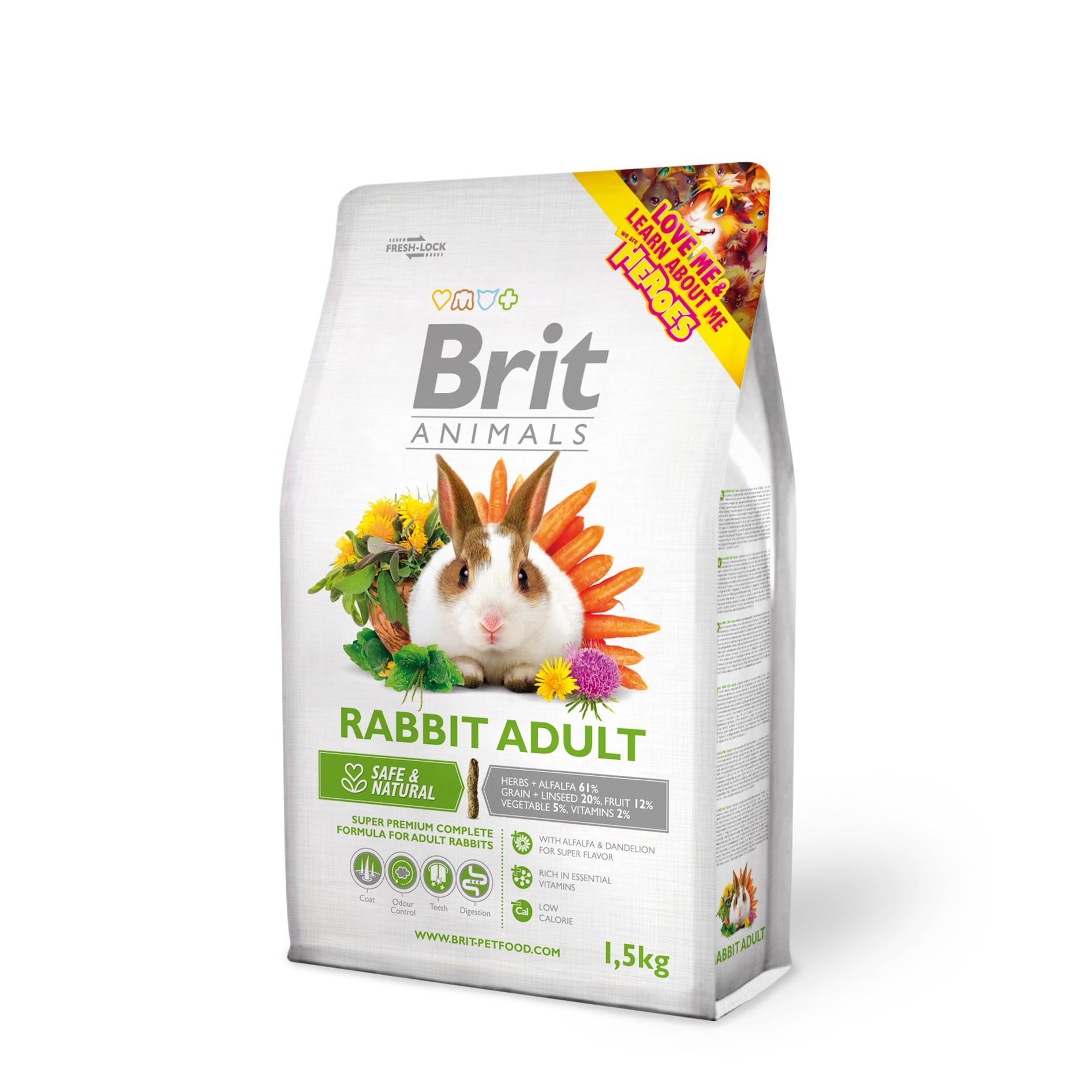 Brit Animals Rabbit Adult 1,5 kg