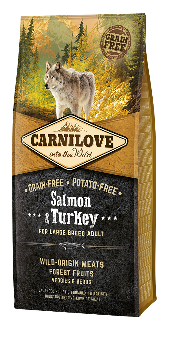 CarniLove Salmon & Turkey for Large Breed Adult koeratoit 12 kg