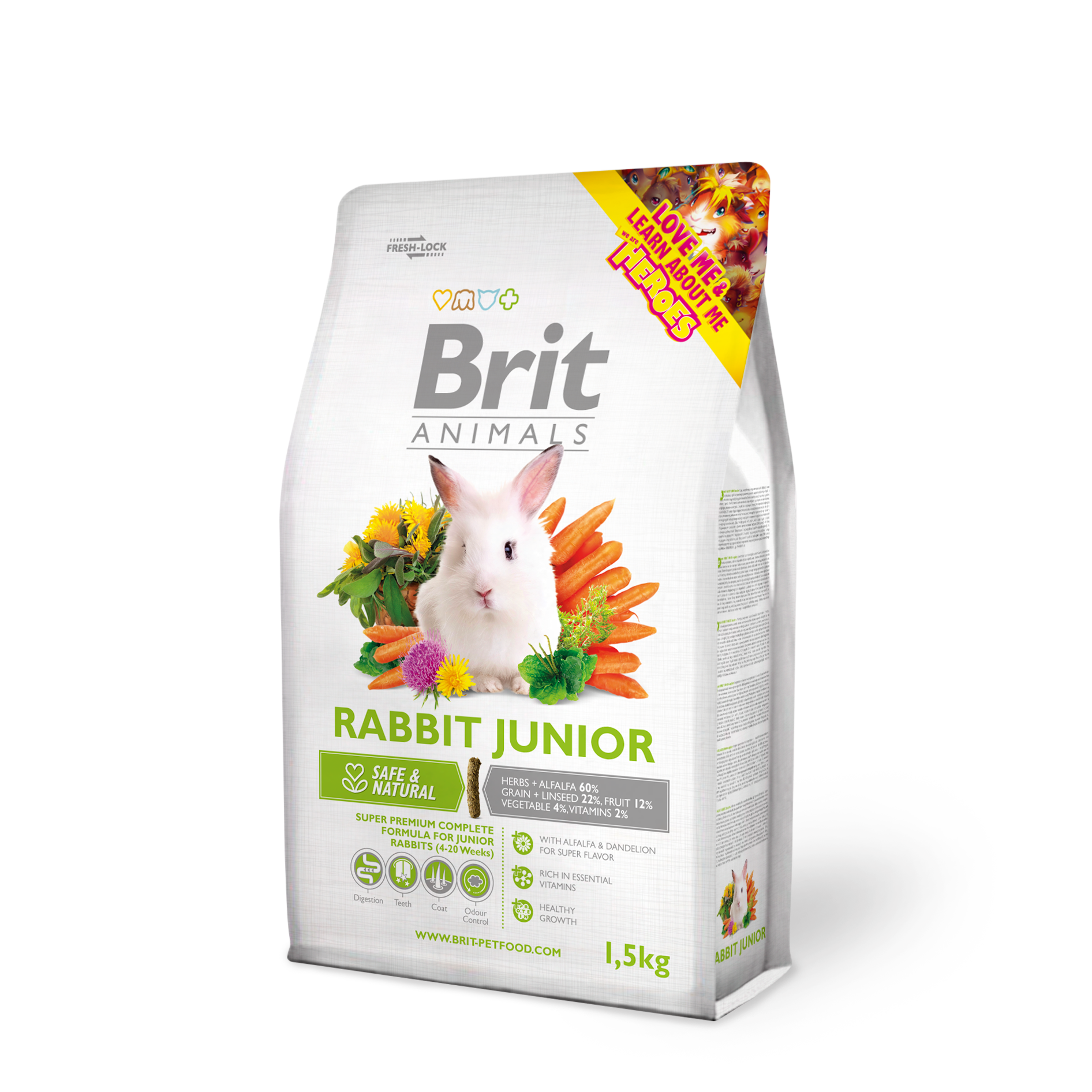 Brit Animals Rabbit Junior 1,5kg