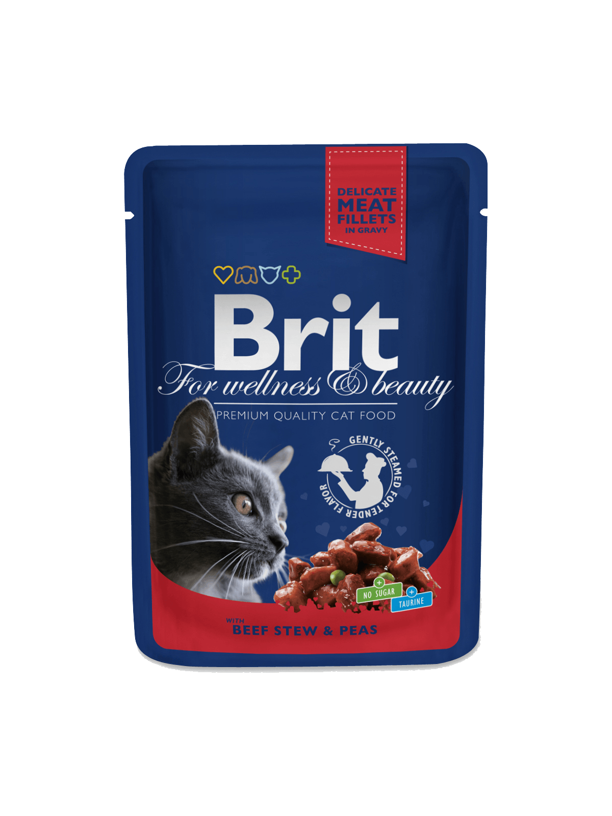 Brit Premium Beef Stew & Peas einekotike kassidele 100g