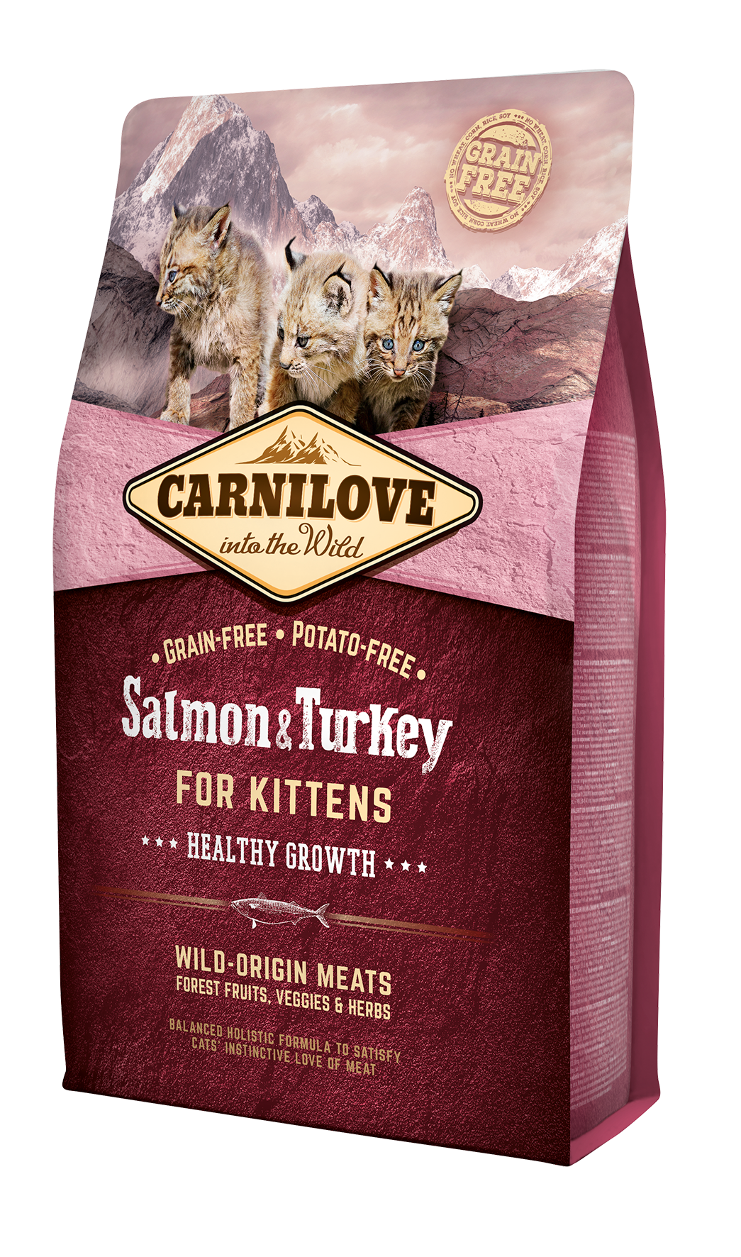 CarniLove Salmon & Turkey for Kittens kassitoit 2 kg