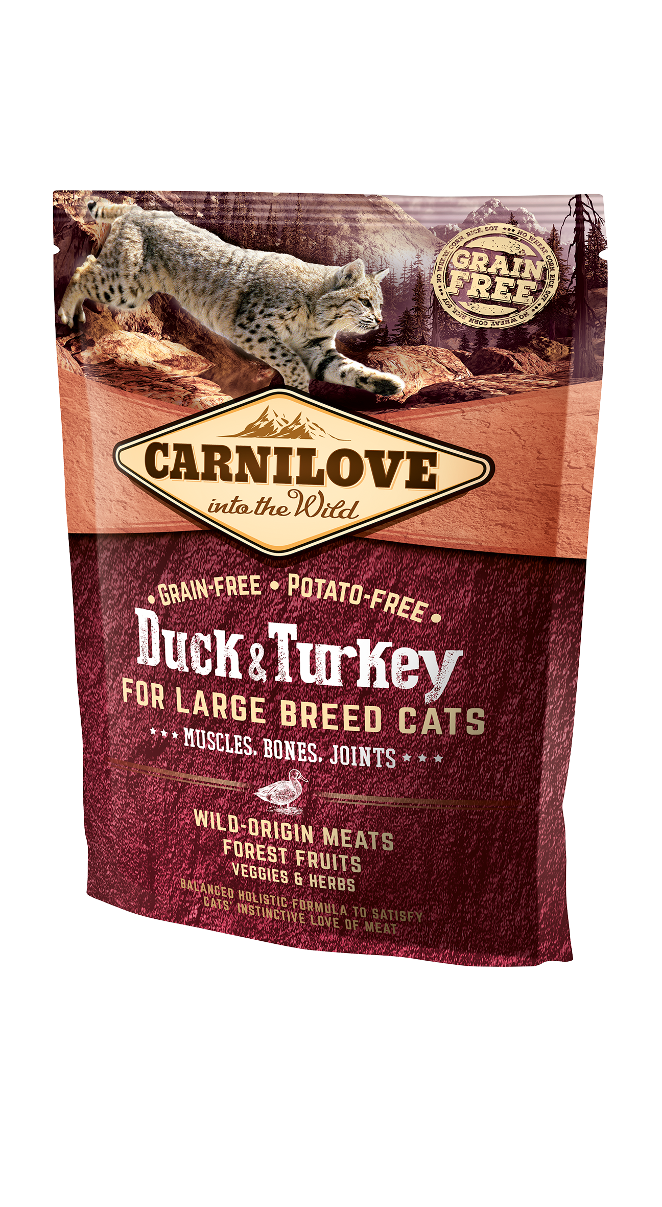 CarniLove Duck & Turkey for Large Breed kassitoit 400g